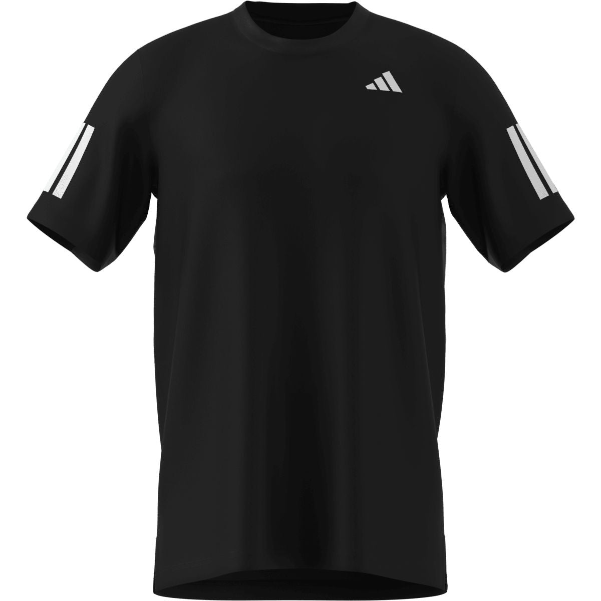 Adidas Club 3-Stripe Tee (Black)