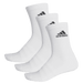Adidas Cushioned Crew Strømper (3-Pak, hvid) - Racketlife.dk