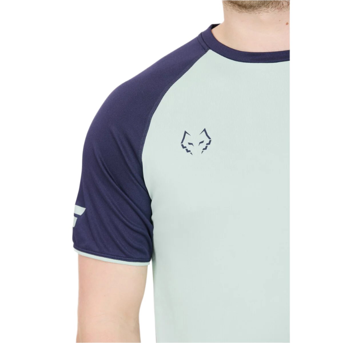 Babolat Crew Neck Tee Juan Lebron (Light Green/Navy) - Padellife