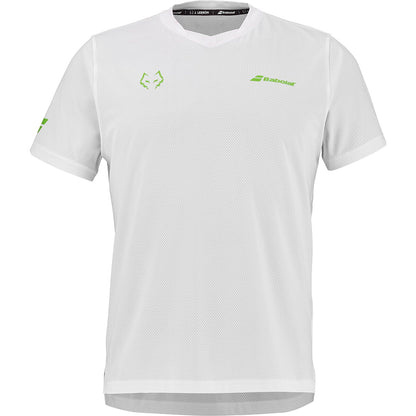 Babolat Crew Neck Tee Juan Lebron (White/White)