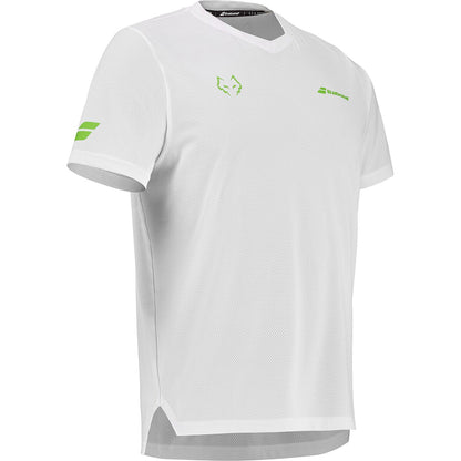 Babolat Crew Neck Tee Juan Lebron (White/White)