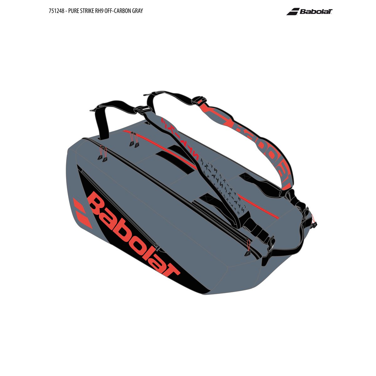 Babolat RH X 9 Pure Strike Ketchertaske