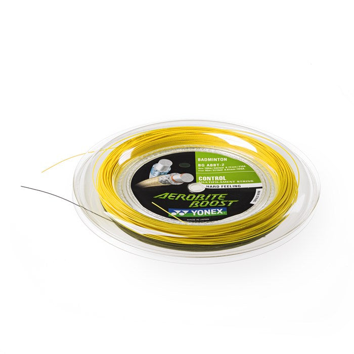 Opstrengning med Yonex Aerobite Boost (Gul/Sort)