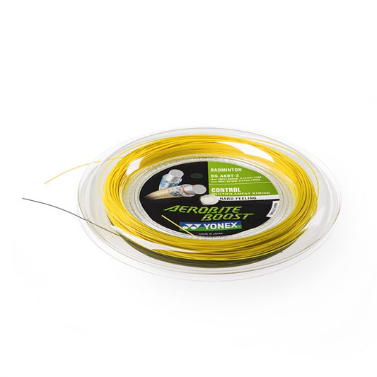 Opstrengning med Yonex Aerobite Boost (Gul/Sort)