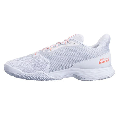 Babolat Jet Tere Clay Women Padelsko (White/Living Coral)
