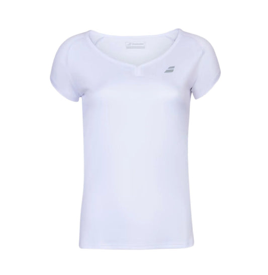 Babolat Play Cap Sleeve Dame Top (Hvid) - Padellife.dk