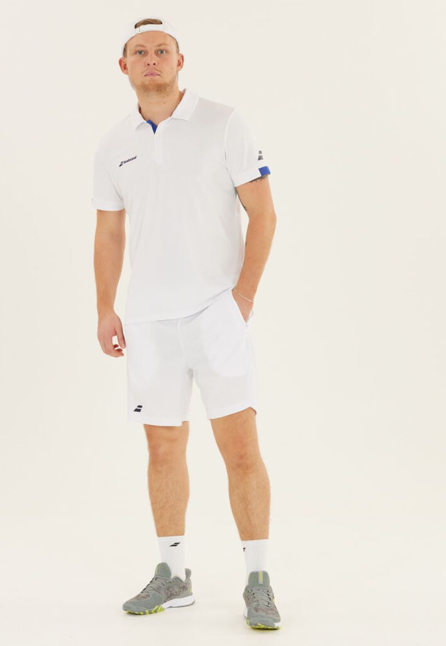 Babolat Play Polo (Herre, White)