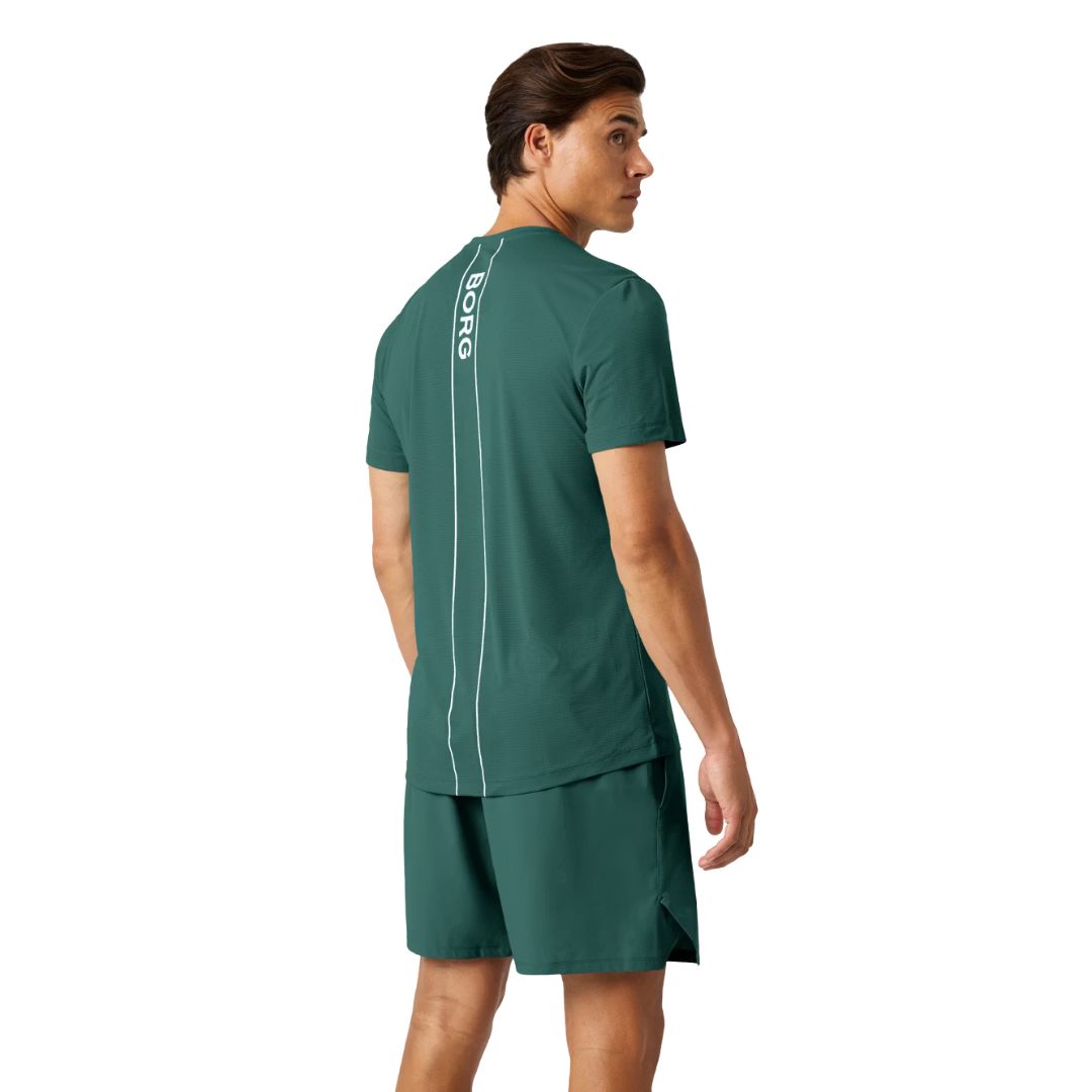 Björn Borg Ace Light T-shirt (Mallard Green) - Racketlife.dk