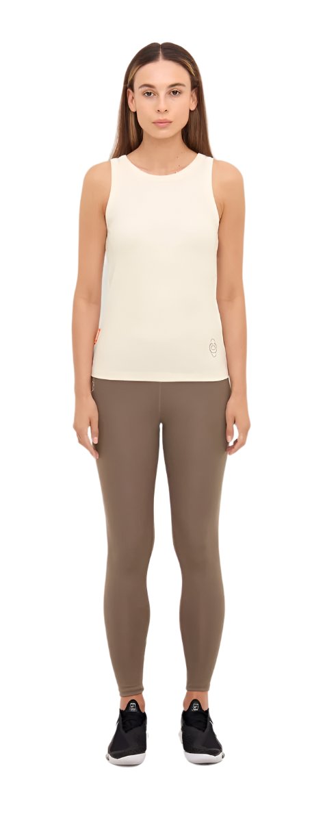 Cuera Active Rib Tank Top (Off White)