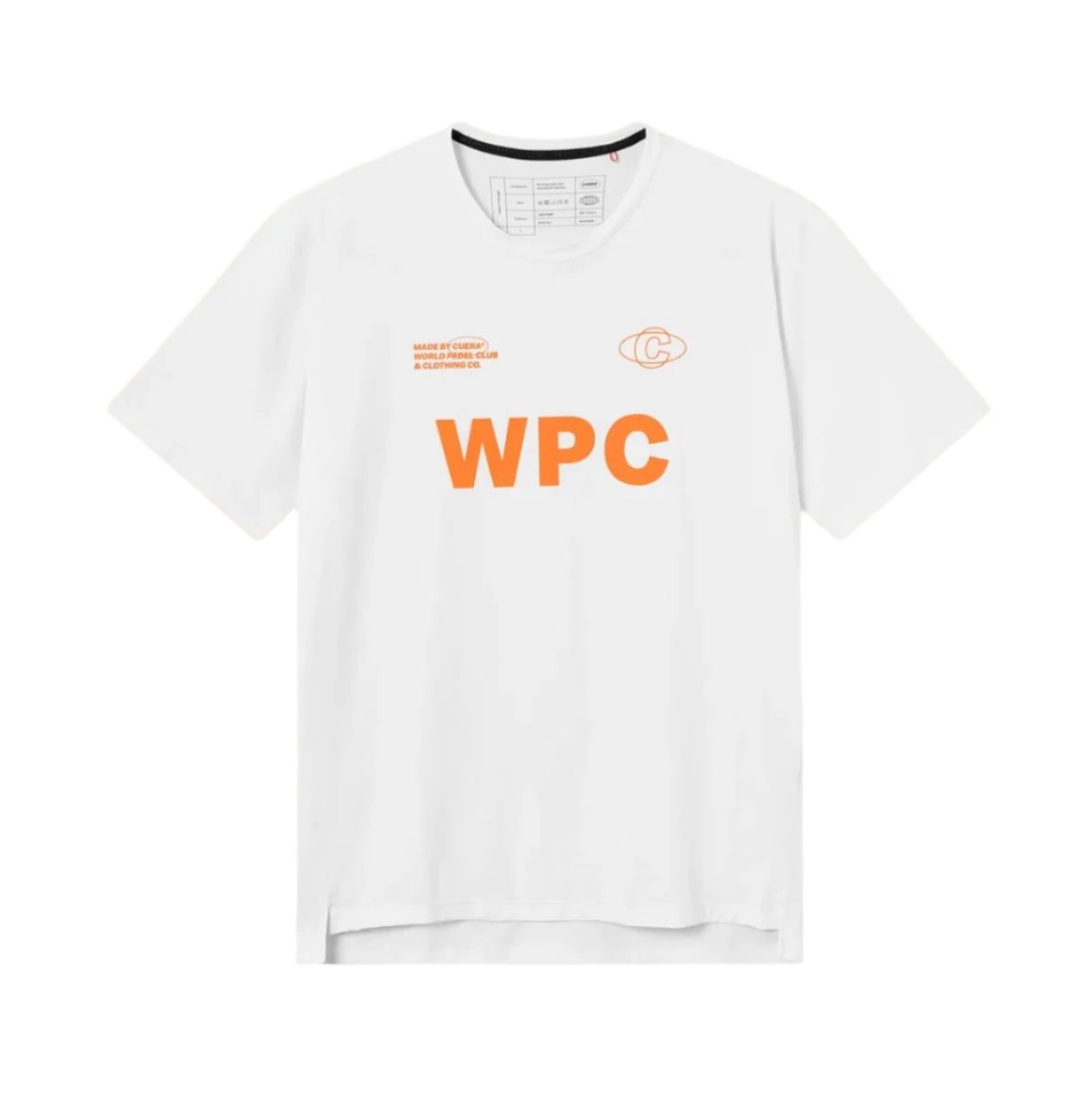 Cuera Active WPC Light Weight T-Shirt (White w. Orange)