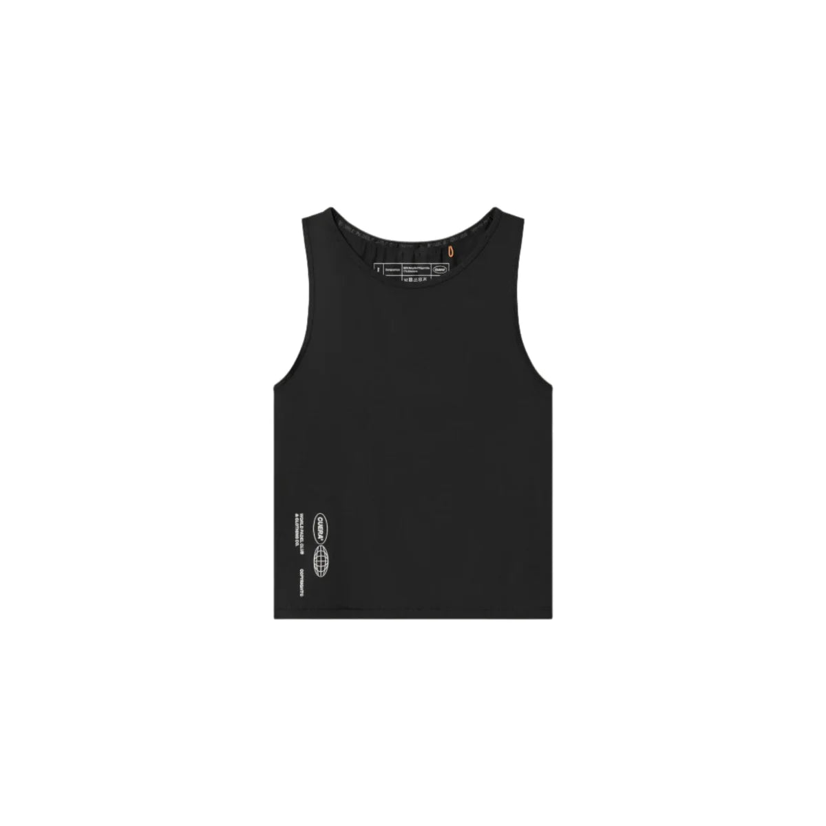 Cuera Oncourt Cropped Tank Top (Black)