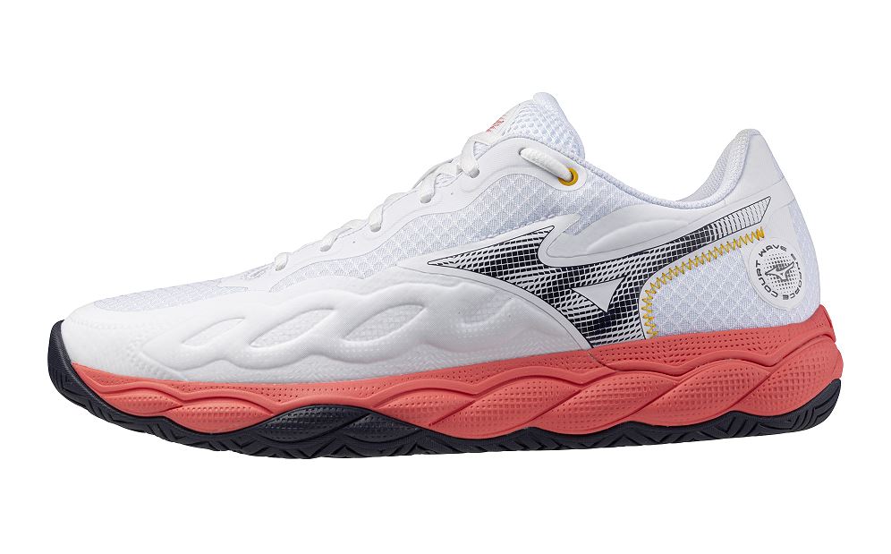 Mizuno Wave Enforce Court AC (U) (White/Baritone Blue/Calypso Core)