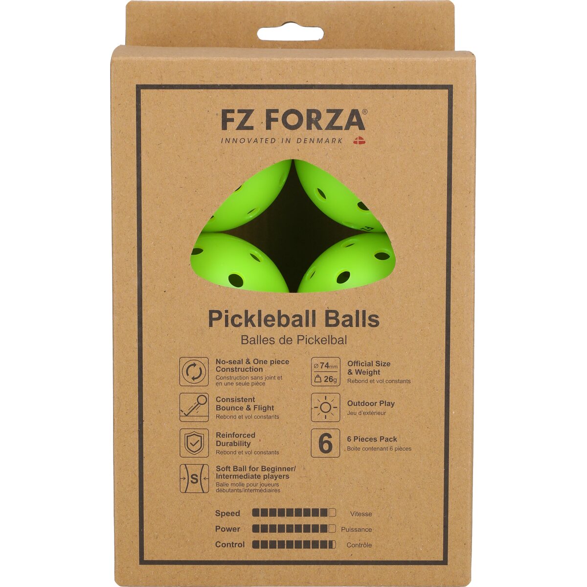 FZ Forza 40S Pickleball bolde (6 stk.)