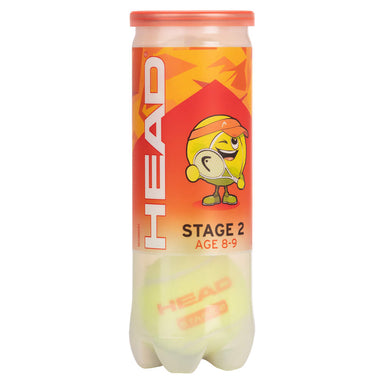 Head Stage 2 Orange Tennisbolde (3 stk.) - Racketlife.dk