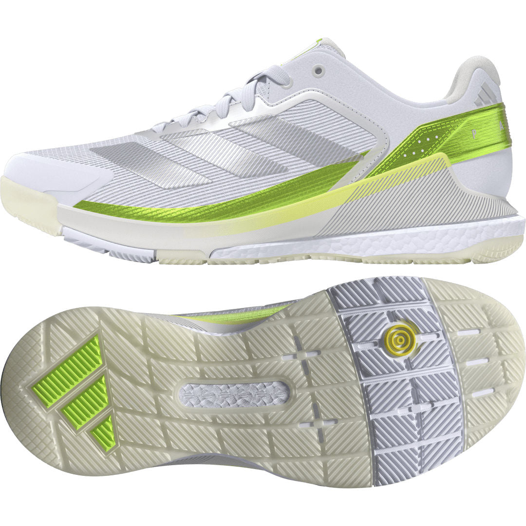 Adidas Crazyquick Boost Women Padelsko (Cloud White/Zero Metallic/Lucid Lemon)