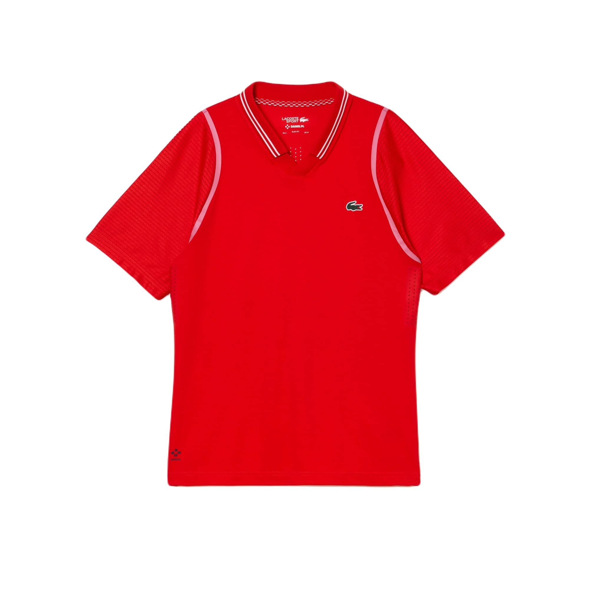 Lacoste Polo (Corrida/White) - Racketlife.dk