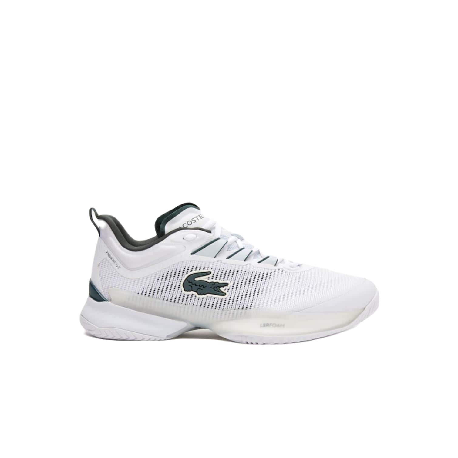 Lacoste Ultra Padel Sko (White/Dark Green) - Racketlife.dk