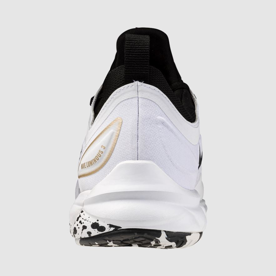 Mizuno Wave Luminous 3 (U) (White/Black/GE Gold)