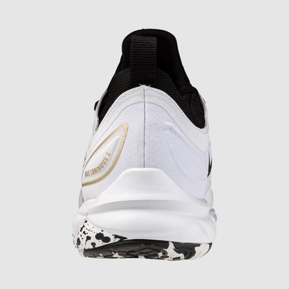 Mizuno Wave Luminous 3 (U) (White/Black/GE Gold)
