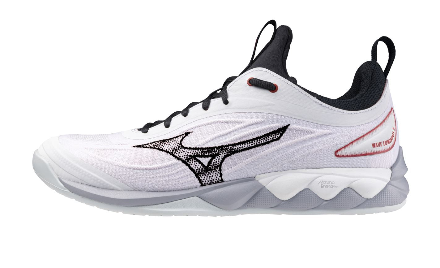 Mizuno Wave Luminous 3 (White/Salsa/Black)