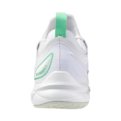 Mizuno Wave Luminous 3 (U) (White/Black/Frozen Emerald)