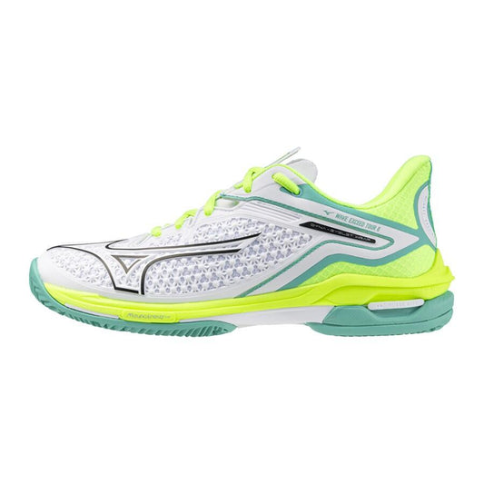 Mizuno Wave Exceed Tour 6 CC Women (White/Black/Mizuno Neo Lime)