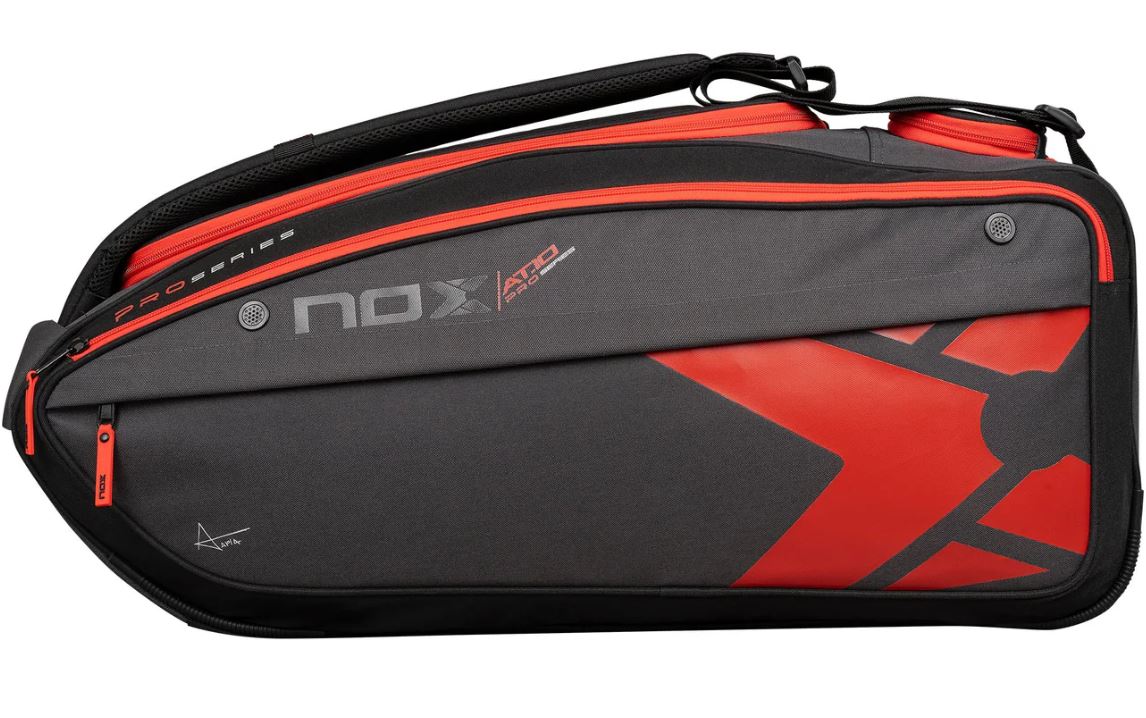 Nox AT10 XXL Padeltaske (Black/Red) – Racketlife