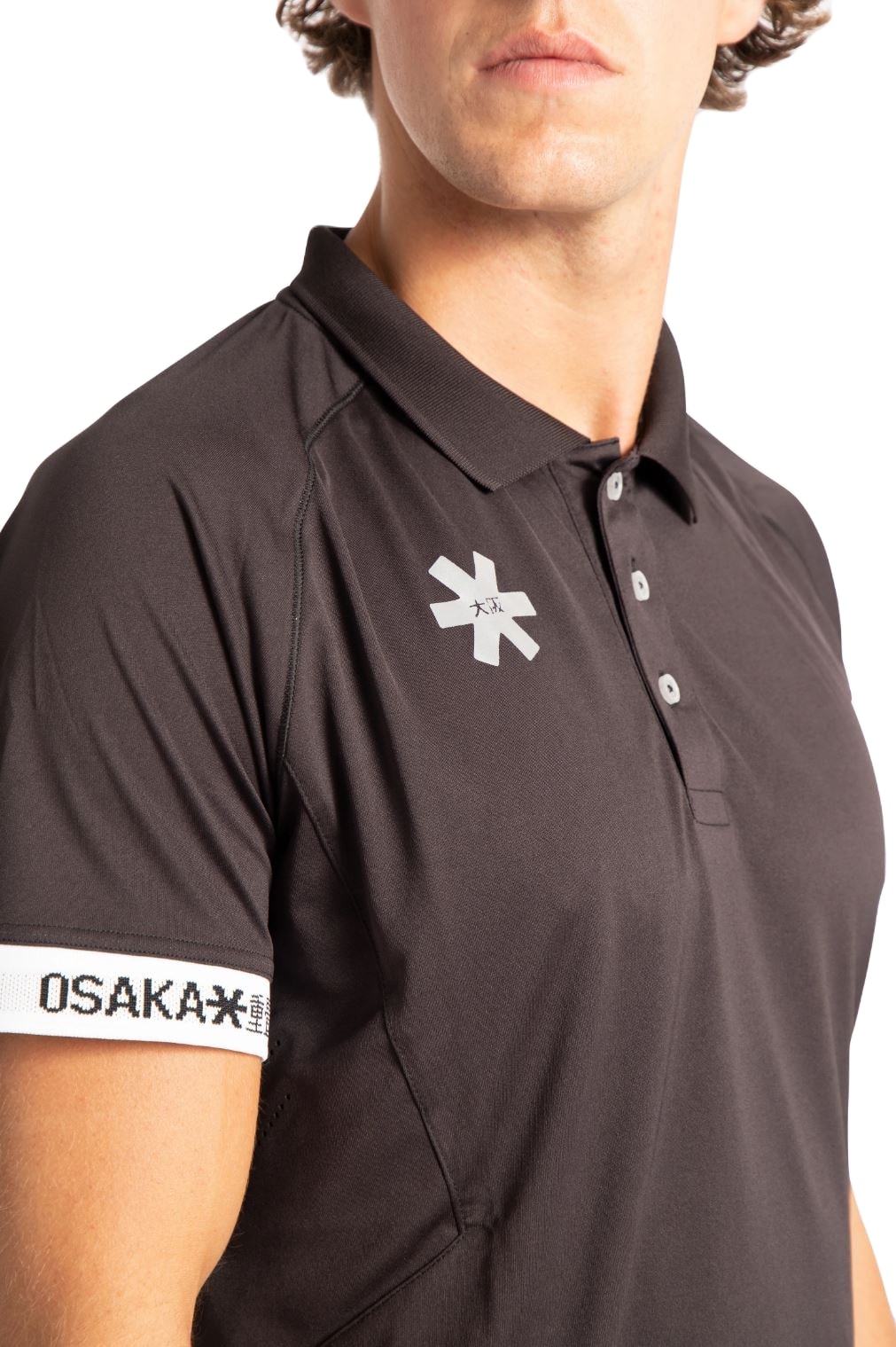 Osaka Men's Polo Jersey (Sort) - Racketlife.dk