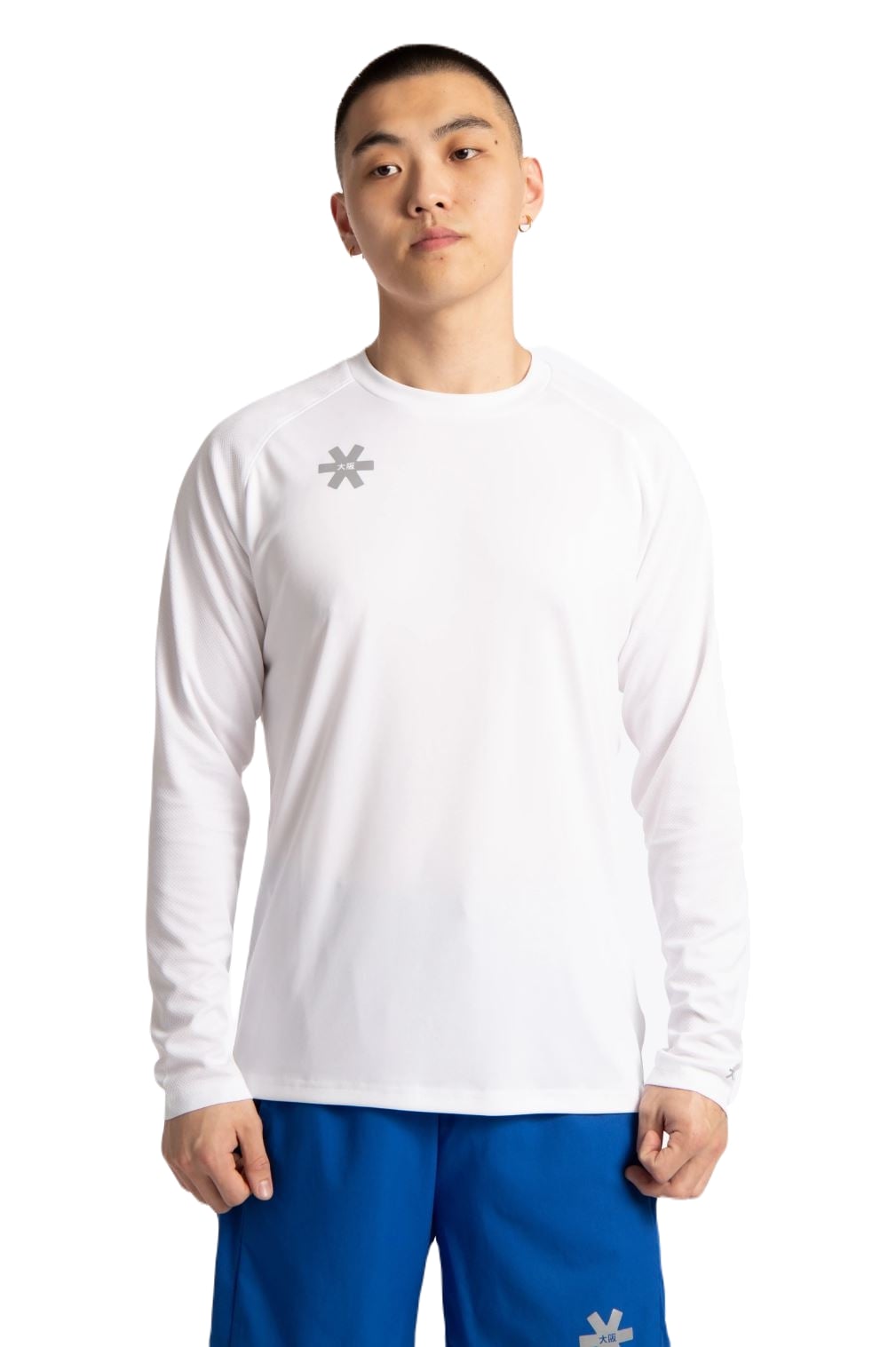 Osaka Men's Training Tee Long Sleeve (Hvid) - Racketlife.dk