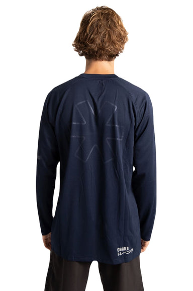 Osaka Men's Training Tee Long Sleeve (Mørkeblå) - Racketlife.dk