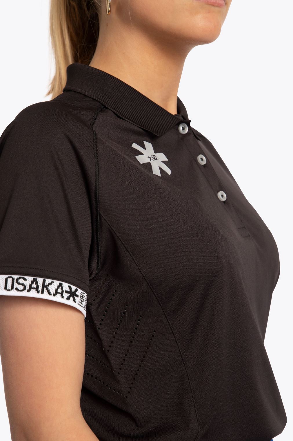 Osaka Women's Polo Jersey (Black)
