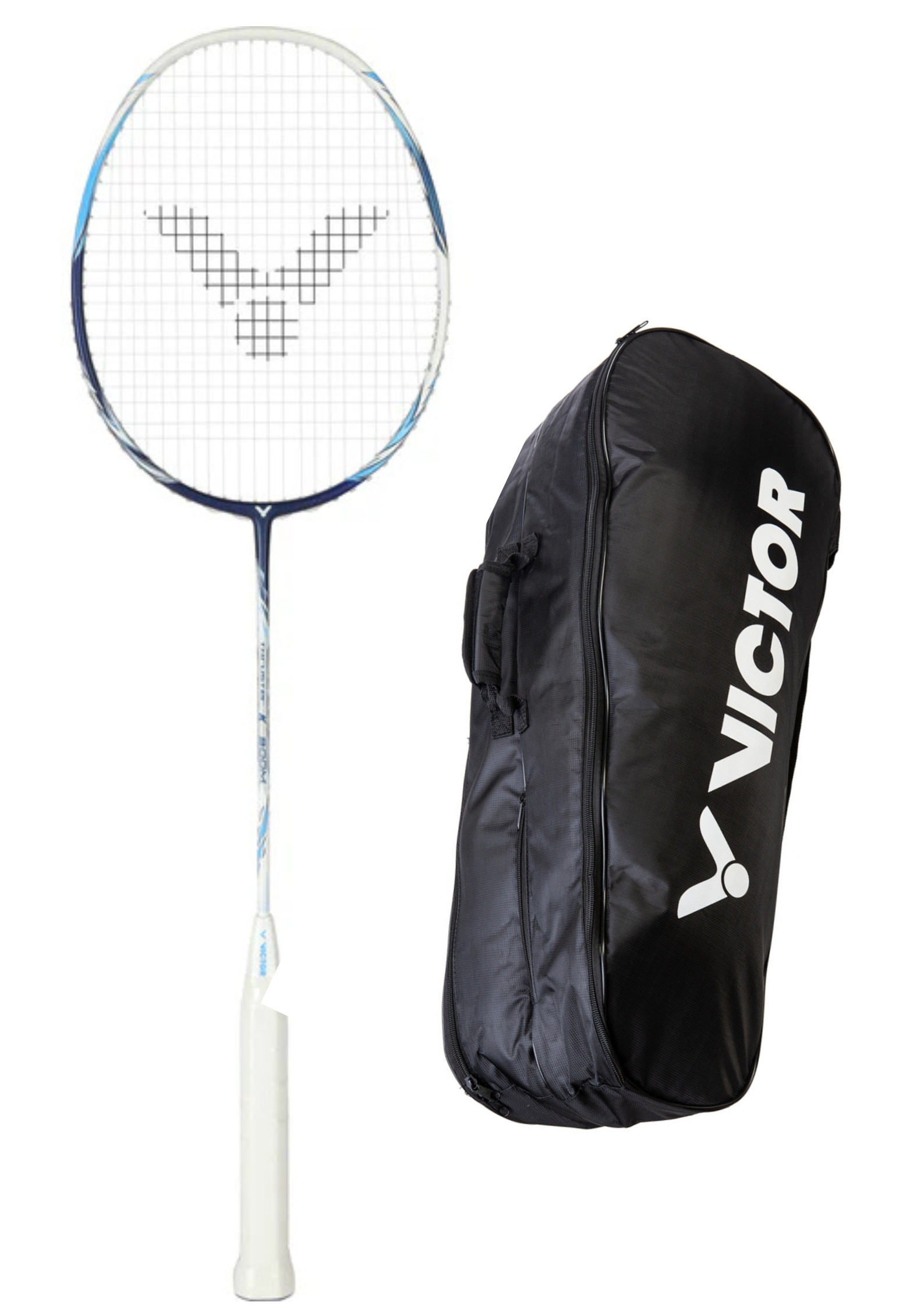 Pakketilbud med 1 stk. Victor Thruster K Boom og 1 stk. Victor Double Badmintontaske