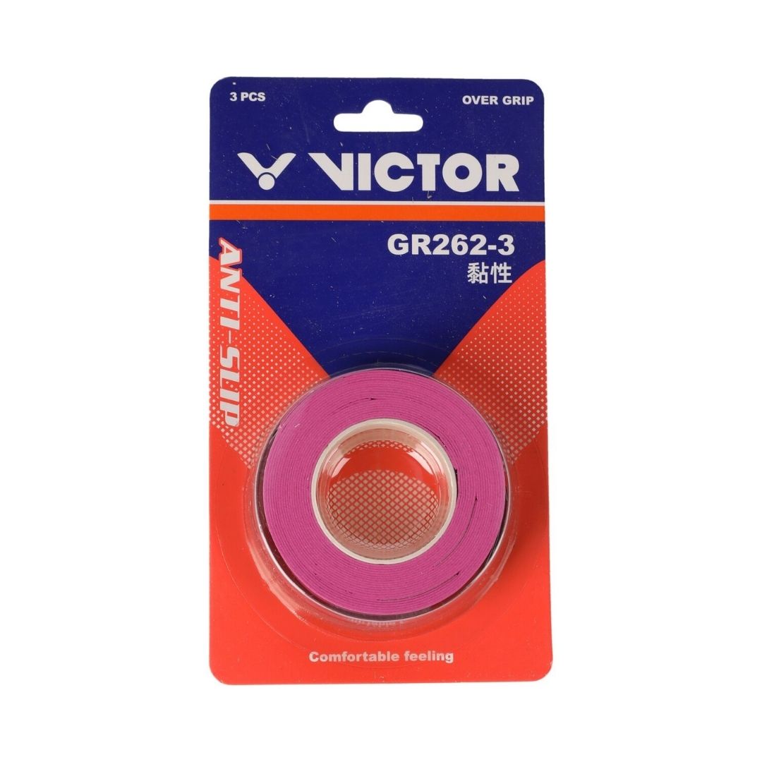 Victor GR262-3 Overgrips (3-pak, Purple)