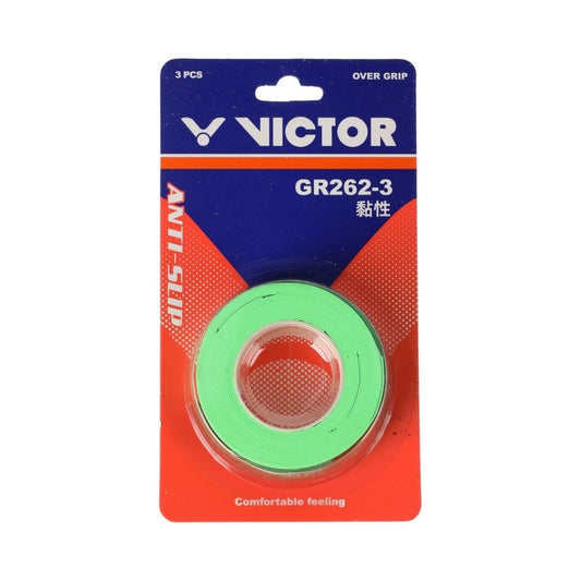 Victor GR262-3 Overgrips (3-pak, Apple Green)