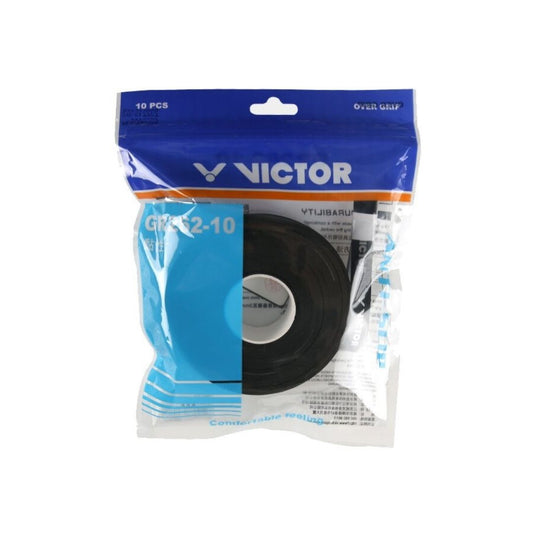 Victor GR262-10 Overgrips (10-pak, Black)