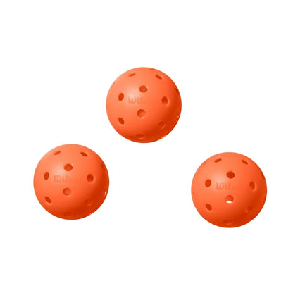 Wilson TRU 32 Indoor Pickleballbolde (3-pak, Orange)