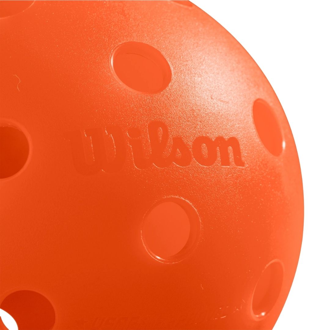 Wilson TRU 32 Indoor Pickleballbolde (3-pak, Orange)