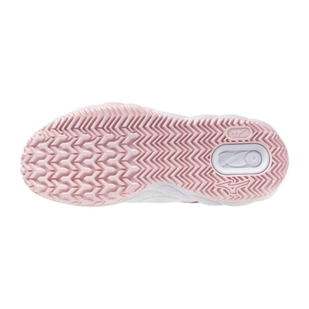 Mizuno Wave Enforce Court 7 CC Women (White/Pinkesque/Barbados Cherry)