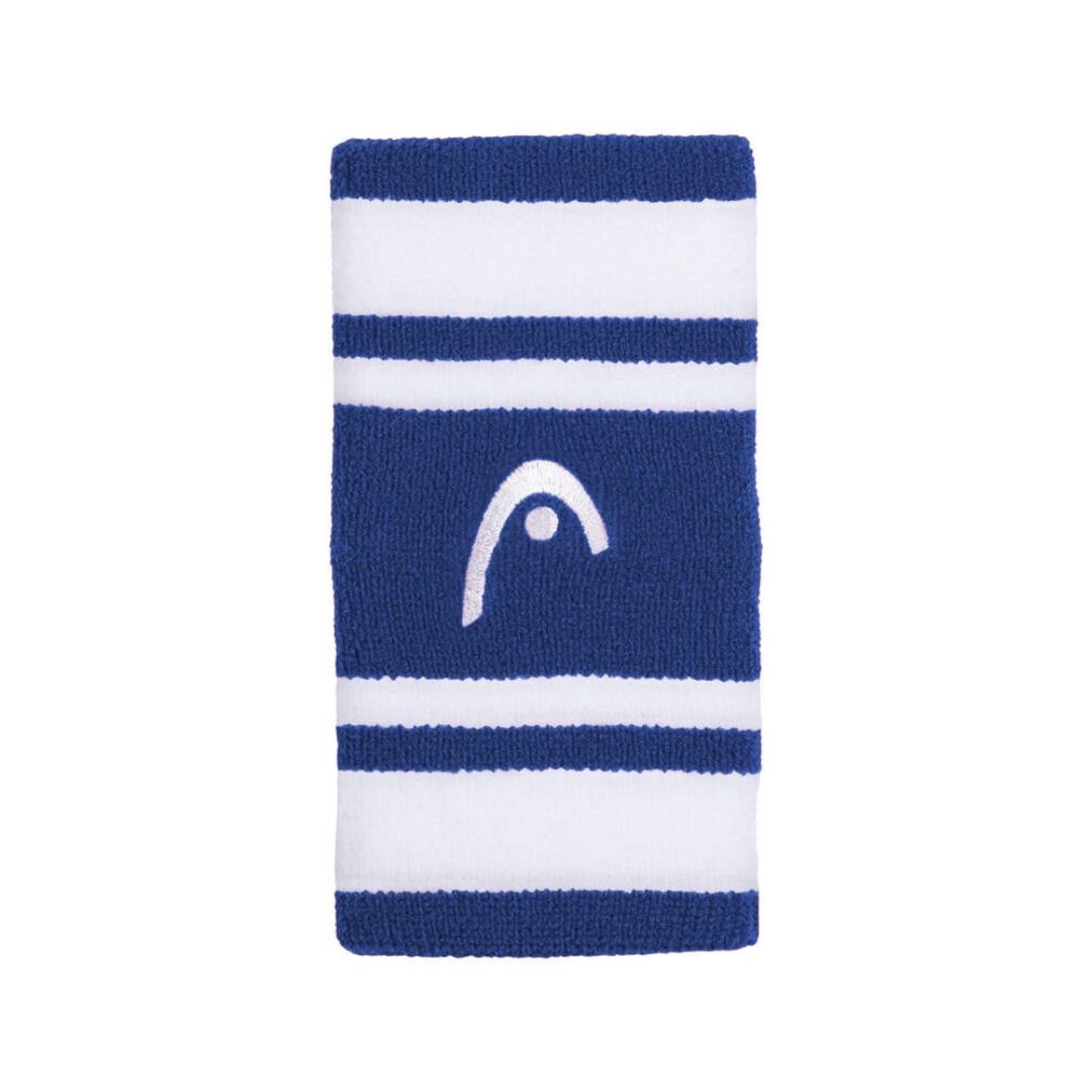 Head Wristband Striped 5" (Royal White)