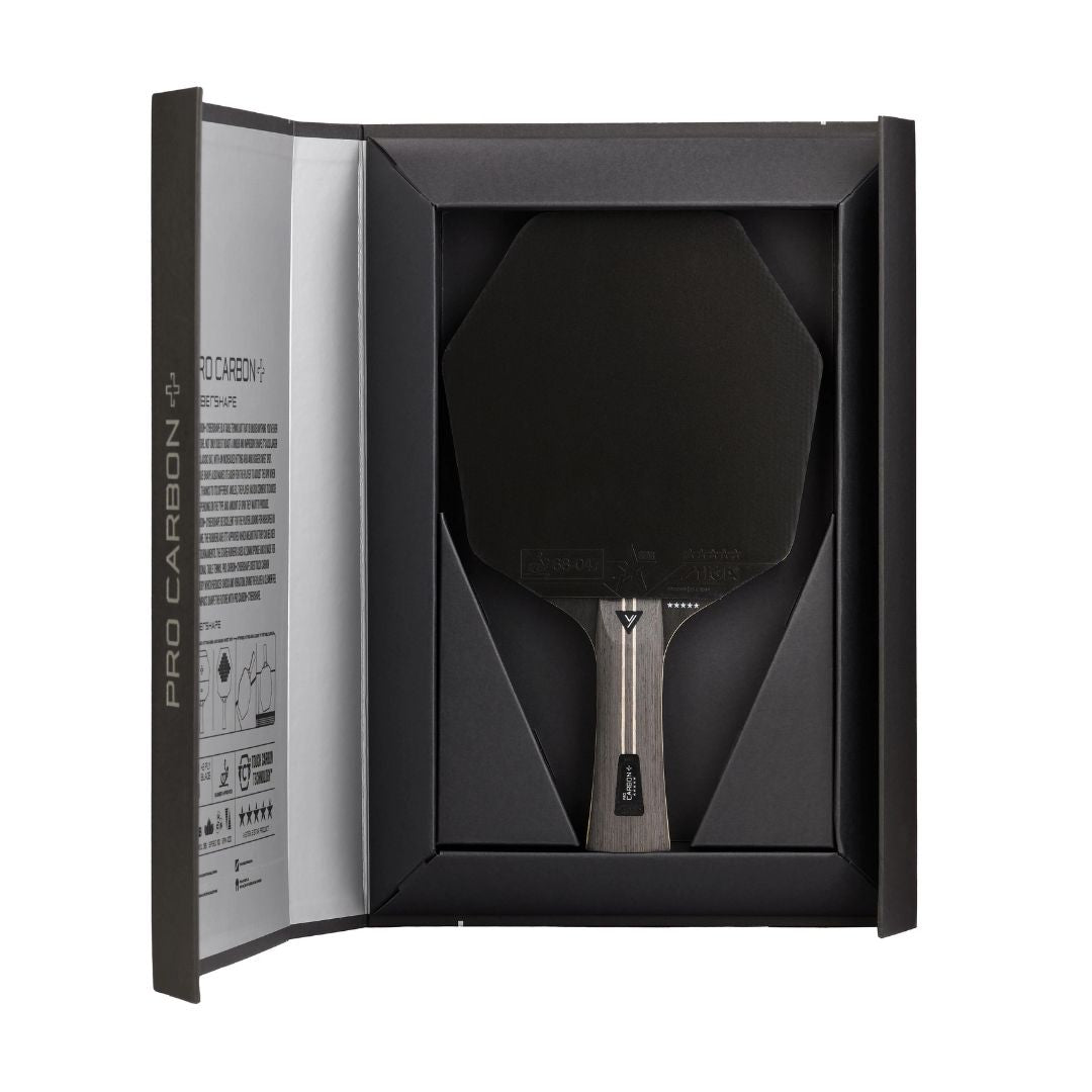 Stiga Pro Carbon Plus Cybershape 5-stjernet Bordtennisbat