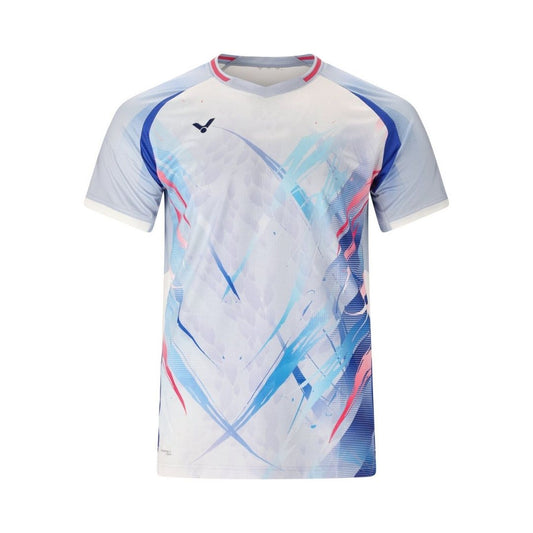 Victor T-60004 Lee Zii Jia T-shirt (Aquarius) - Racketlife.dk
