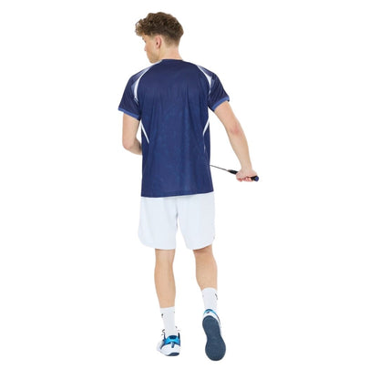 Victor T-60004 Lee Zii Jia T-shirt (Navy) - Racketlife.dk