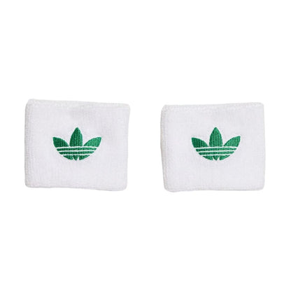 Adidas Originals Small Wristbands (2-pak, White/Green)