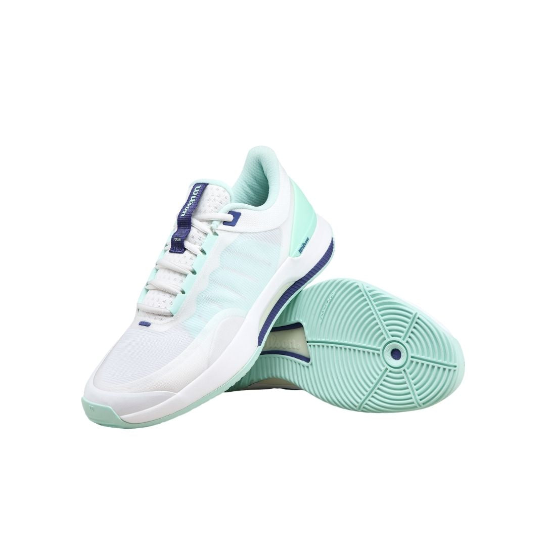 Wilson Intrigue Tour Women Padel (White/Bay/Skipper Blue)