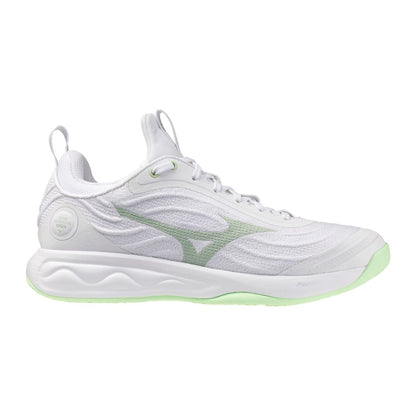 Mizuno Wave Luminous Elite (W) (White/Aqua Gray/Ambrosia)