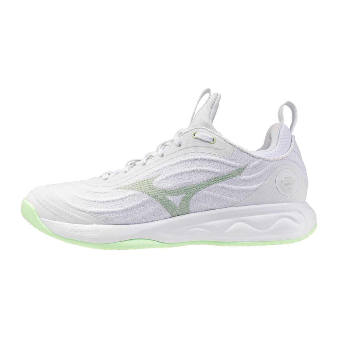 Mizuno Wave Luminous Elite (W) (White/Aqua Gray/Ambrosia)
