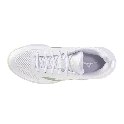 Mizuno Wave Stealth Pro (W) (White/Aqua Gray)