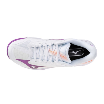 Mizuno Wave Exceed Court CC (W) (White/Dahlia/Lava Orange)