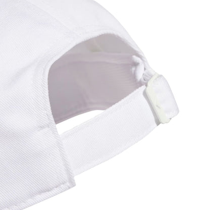 Adidas 3-Stripes Baseball Cap (White)