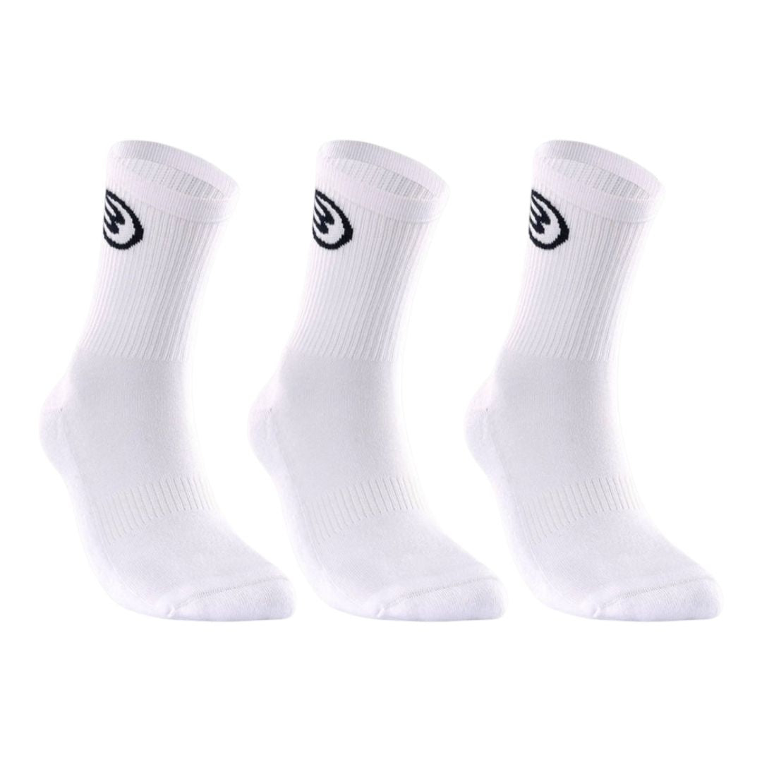 Bullpadel BP262 Padelstrømper (3-pak, White)